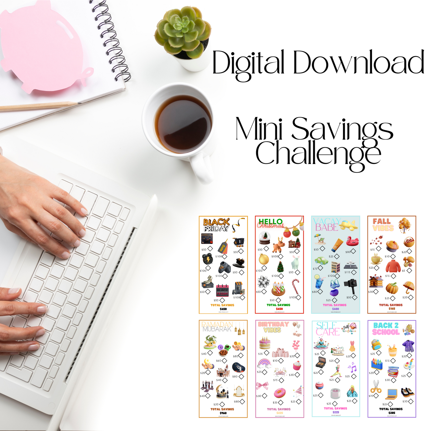 3D Digital Mini Savings Challenge for Downloading 8 Mini Challenges